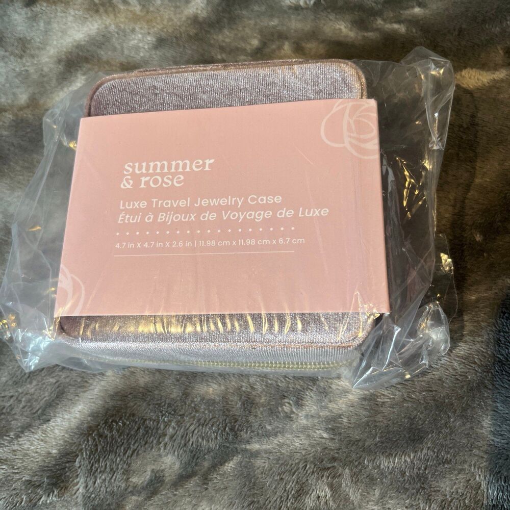 Summer & Rose luxe travel jewelry case